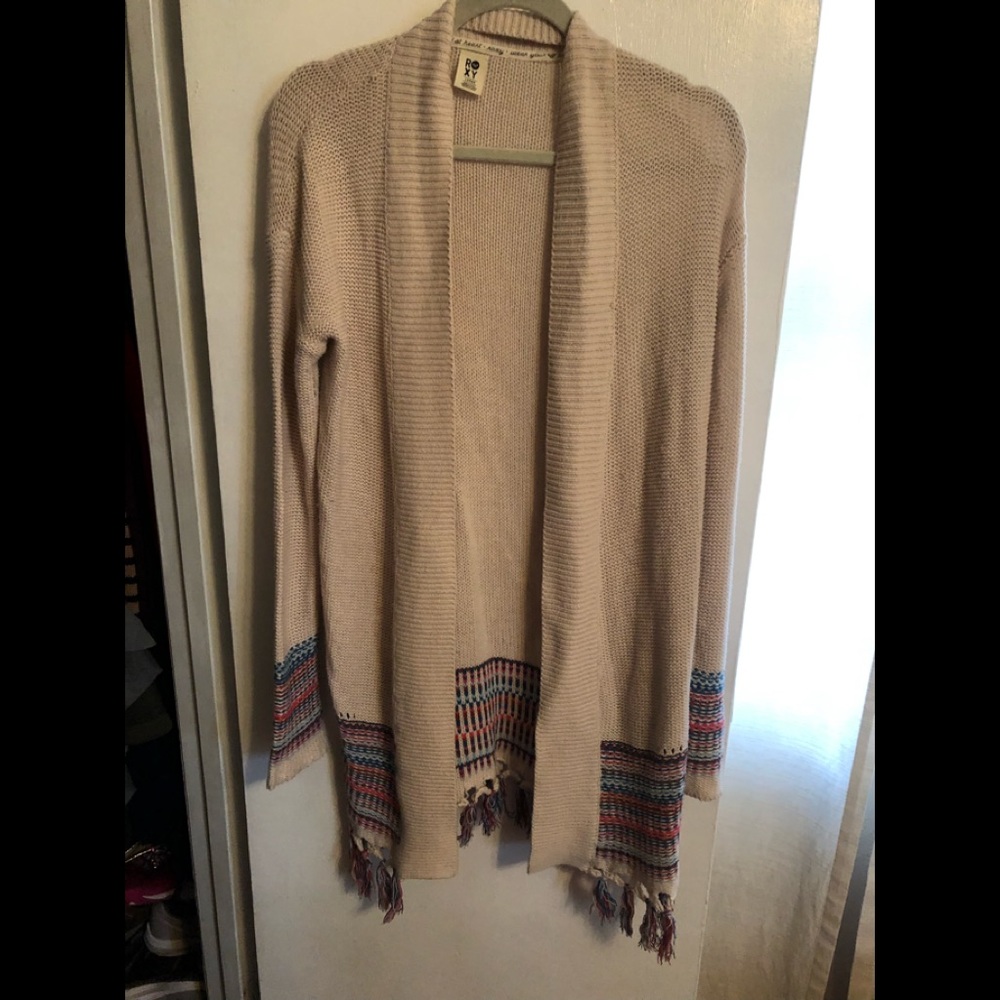 Roxy Tassel Cardigan